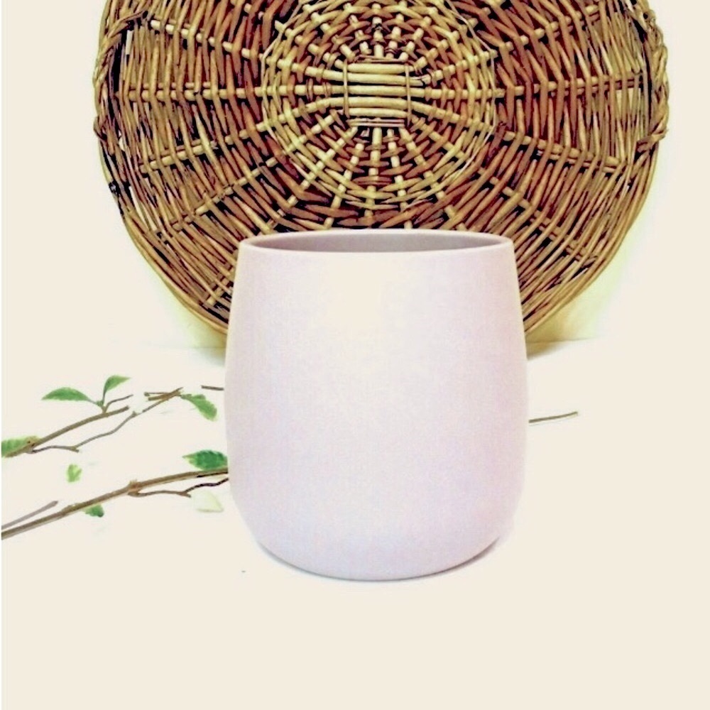 Made in Holland Lavender Purple Small Planter Pottery  5”